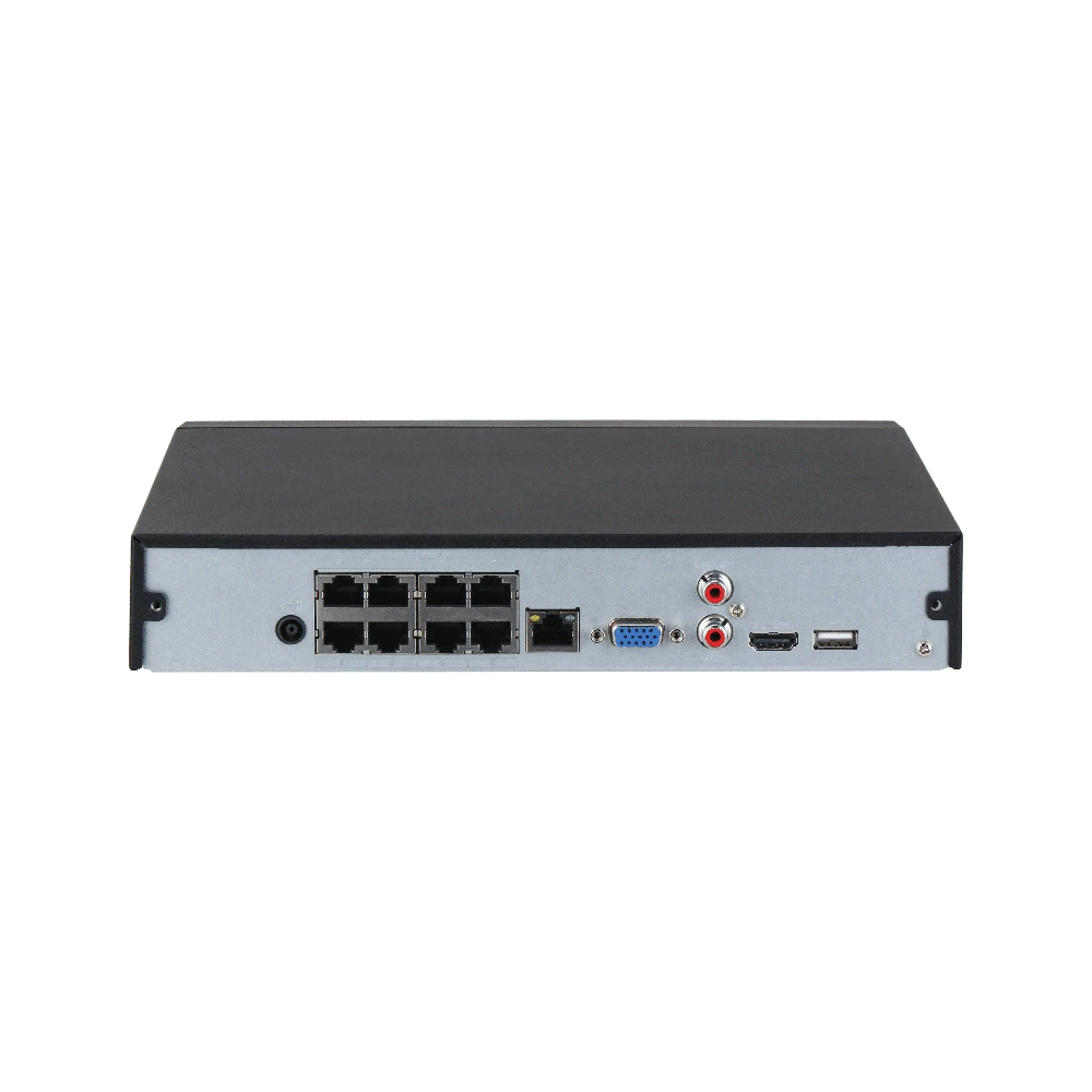 IP REGISTRATORIUS NVR4108HS-8P-EI 8 KANALŲ, 8 PoE WizSense DAHUA