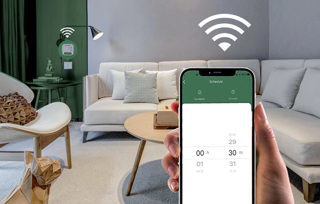 BlitzWolf 1 kanalo 10A Zigbee relė BWSS71 aprašymas - Prekės nuotrauka