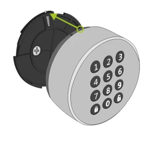 Danalock Danapad V3 klaviatūra Bluetooth juodos spalvos aprašymas - Prekės nuotrauka