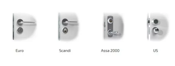 Danalock V3 išmanioji spyna valdoma Bluetooth & Zigbee juoda euro aprašymas - Prekės nuotrauka
