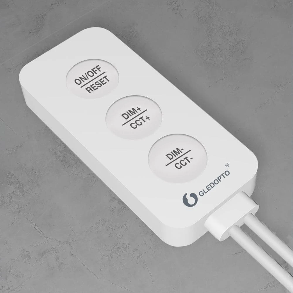 Gledopto 12V Zigbee PRO LED juostos komplektas RGB+CCT aprašymas - Prekės nuotrauka