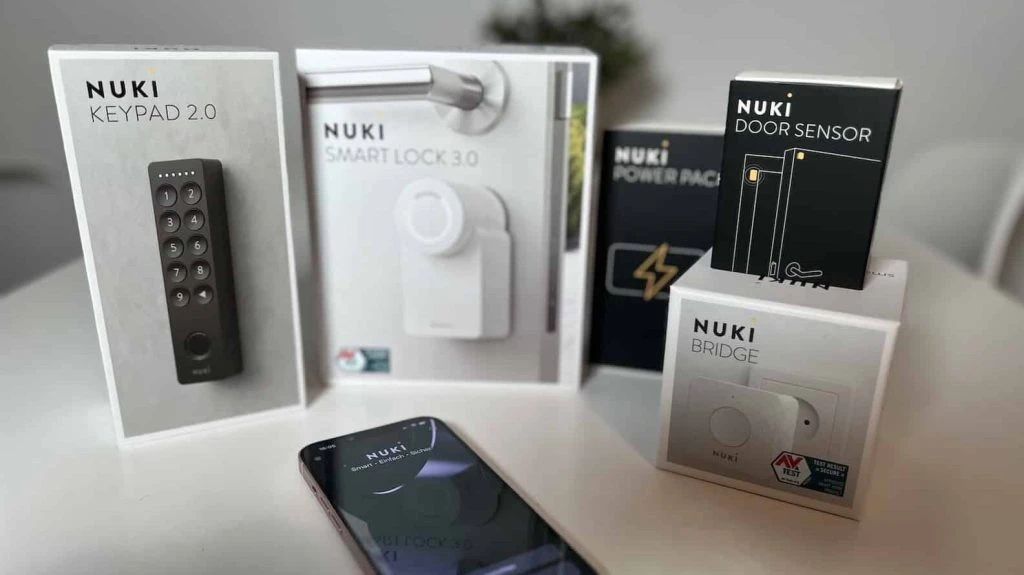 Nuki klaviatūra 2.0 Bluetooth klaviatūra su piršto antspaudu Nuki spynoms aprašymas - Prekės nuotrauka