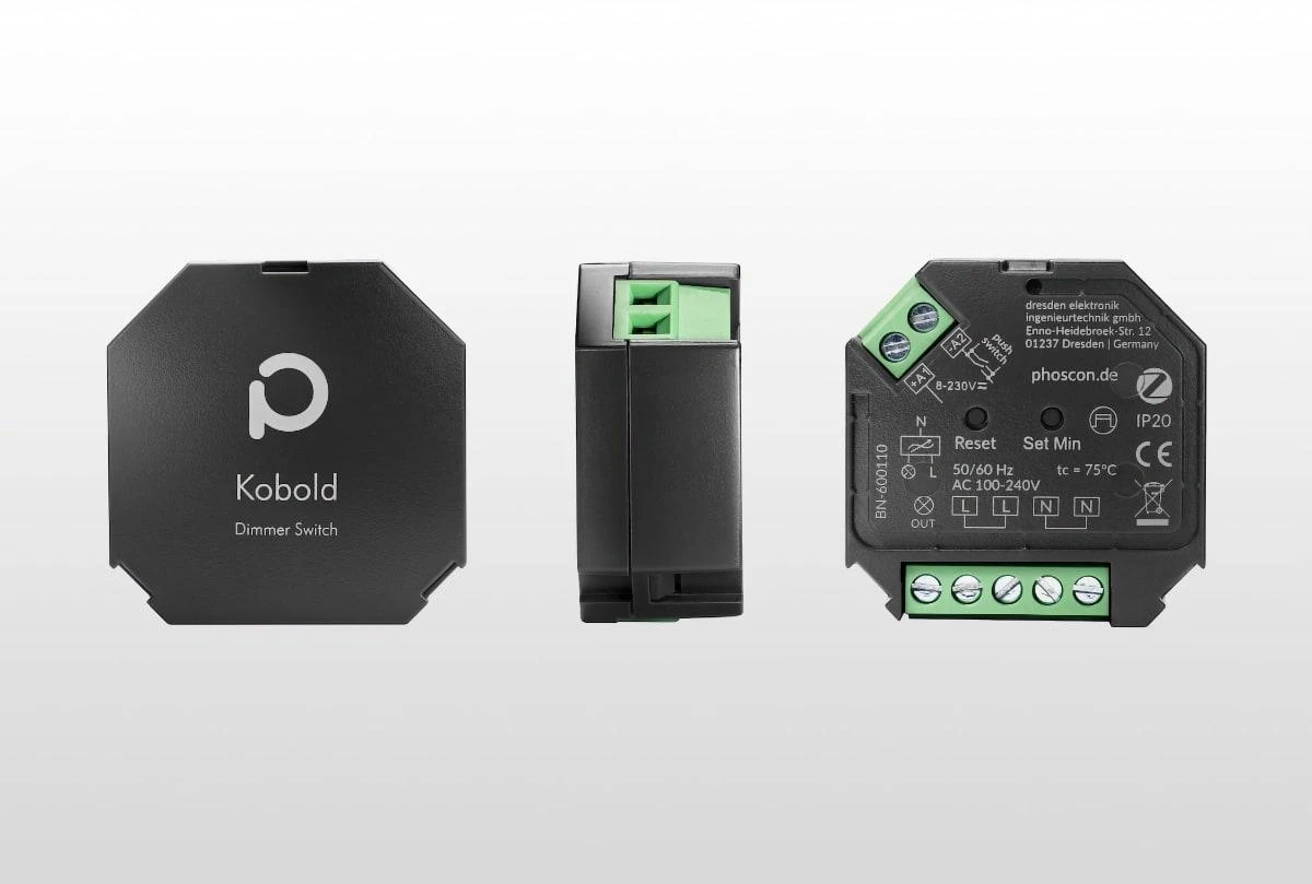 Dresden Elektronik Phoscon Kobold Zigbee 3.0 išmanusis valdomas dimeris