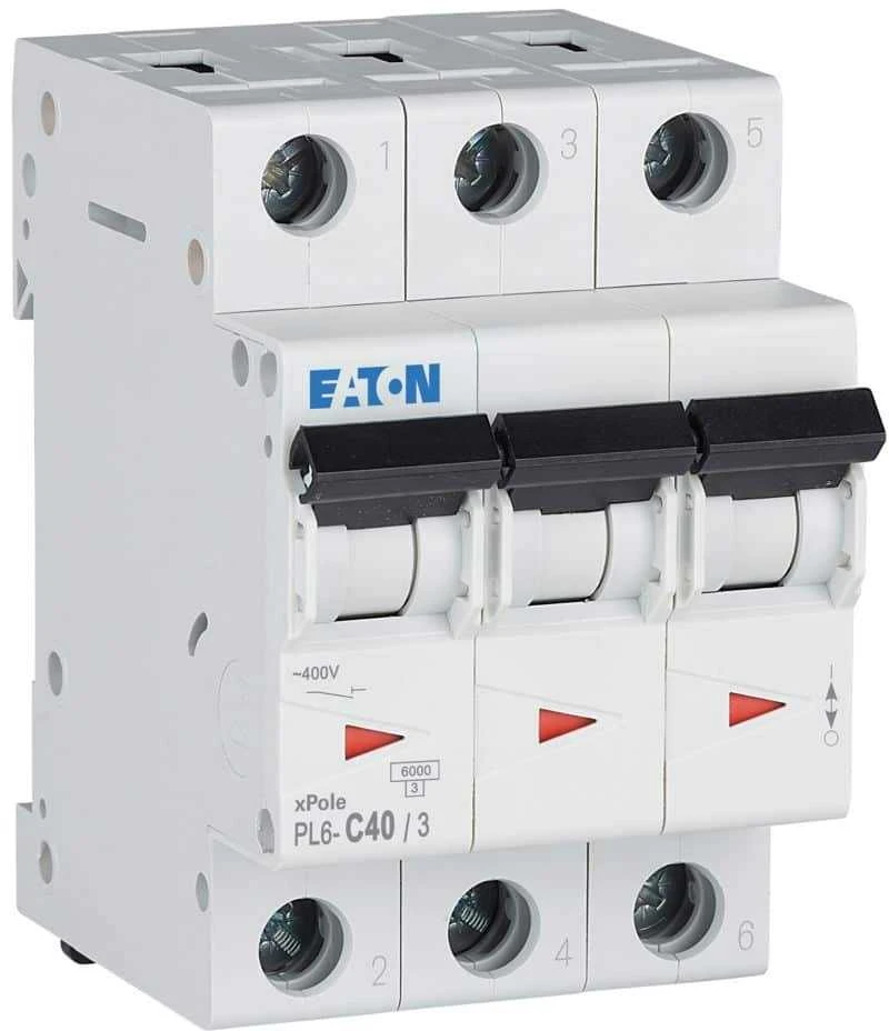 EATON xPole automatinis jungiklis 3P C40A PL6-C40/3