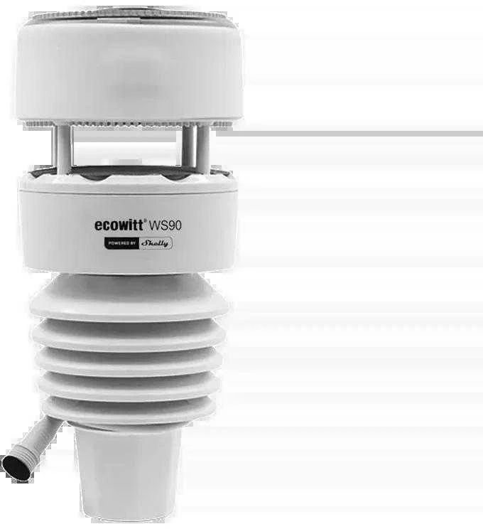 Ecowitt WS90 Powered by Shelly 7-in-1 ultragarsinė orų stotis