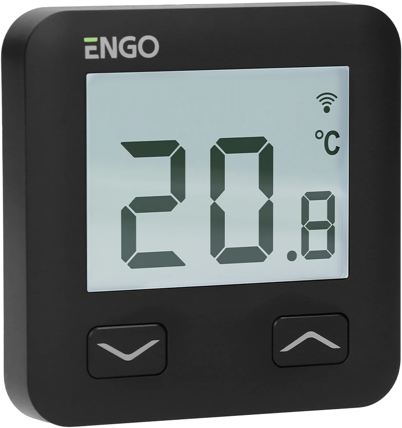 Engo Controls Engo E10 Wifi termostatas 230V juodas TUYA