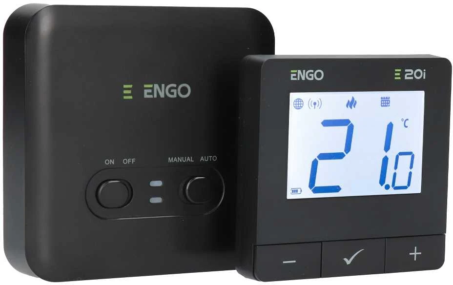 Engo Controls Engo E20i belaidis Wifi termostatas 16A, baltas