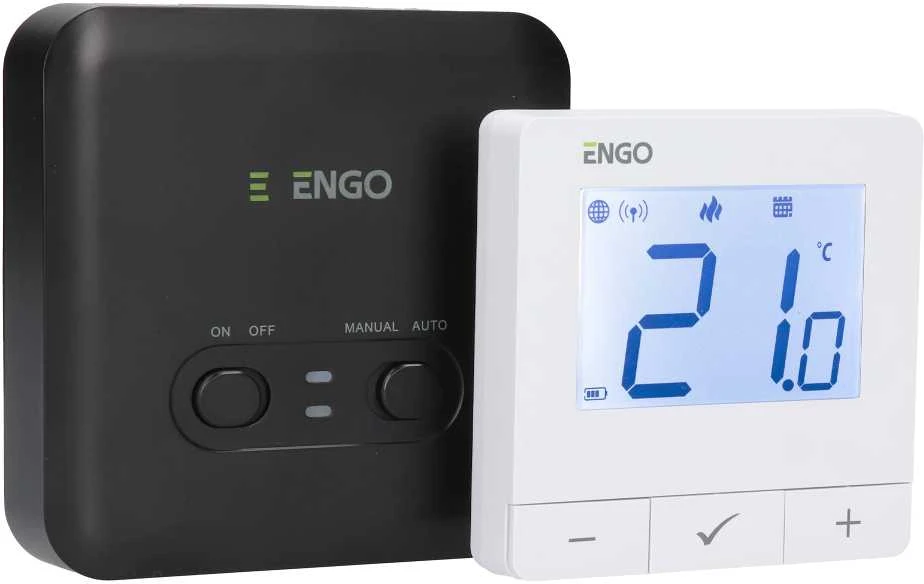 Engo Controls Engo E20i belaidis Wifi termostatas 16A, baltas
