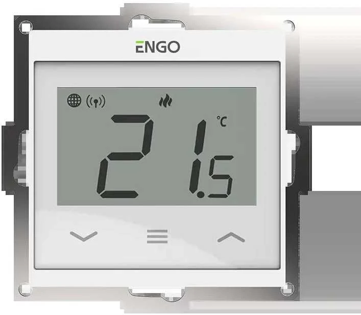 Engo Controls Engo E55 baltas Wi-Fi laidinis termostatas 230V, 55x55