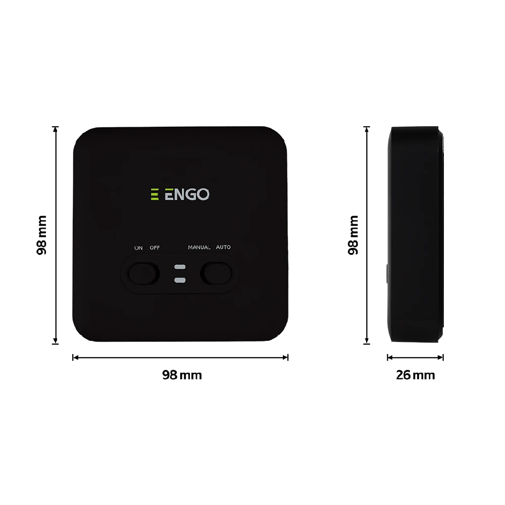 Engo Controls ENGO E901RF WiFi belaidis programuojamas termoreguliatorius