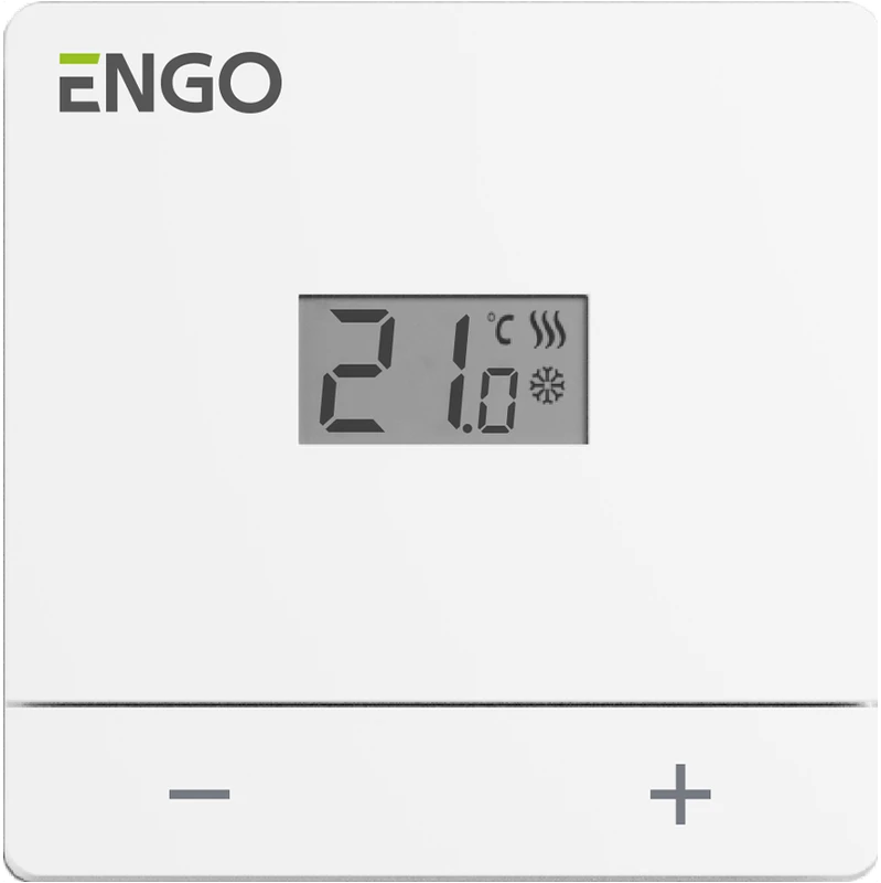 Engo Controls Engo EASY laidinis termostatas 230V, baltas