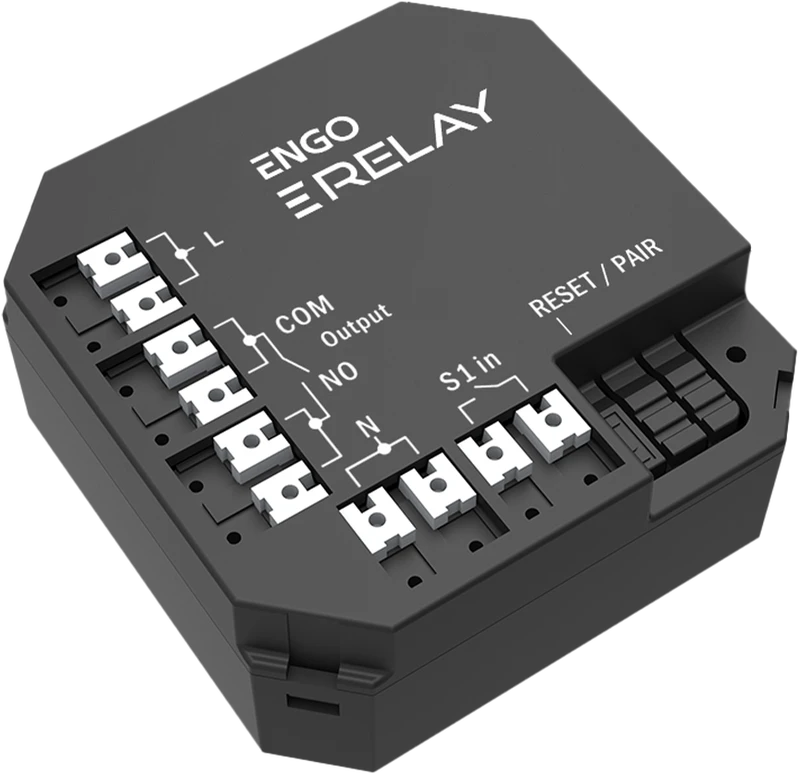 Engo Controls Engo valdikliai Engo ERELAY Zigbee 1 kanalas 12A relė NO-COM