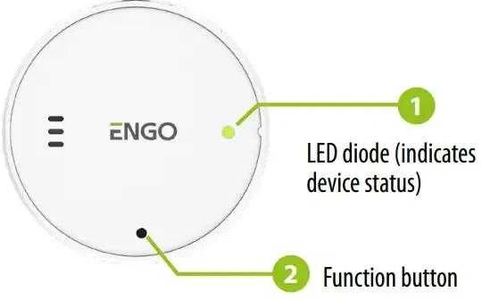 Engo Controls ENGO ETRV-M28 – elektroninė radiatoriaus termostatinė galvutė (M28×1,5)