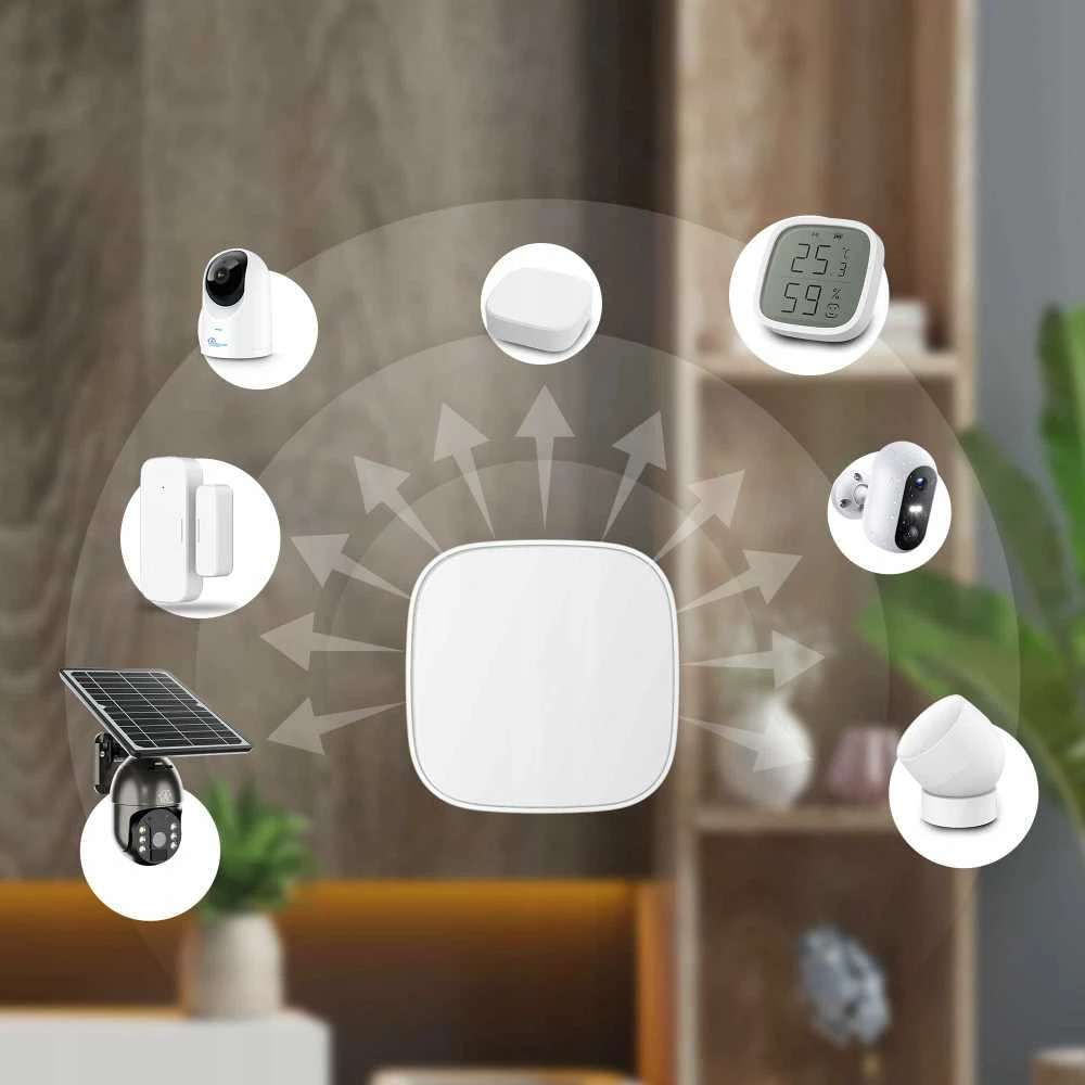 Išmanių namų ZigBee valdymo stotelė, balta, TUYA, Smart Life, Extralink