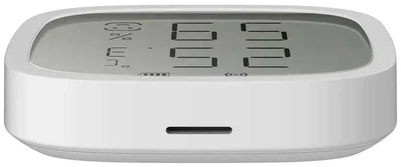 Išmanusis bevielis patalpos temperatūros ir drėgmės jutiklis, ZigBee, baltas, TUYA, Smart Life, Extralink