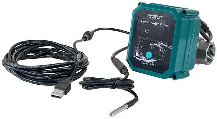 FrankEver išmanusis vandens vožtuvas DN25 powered by Shelly (WiFi, Bluetooth)
