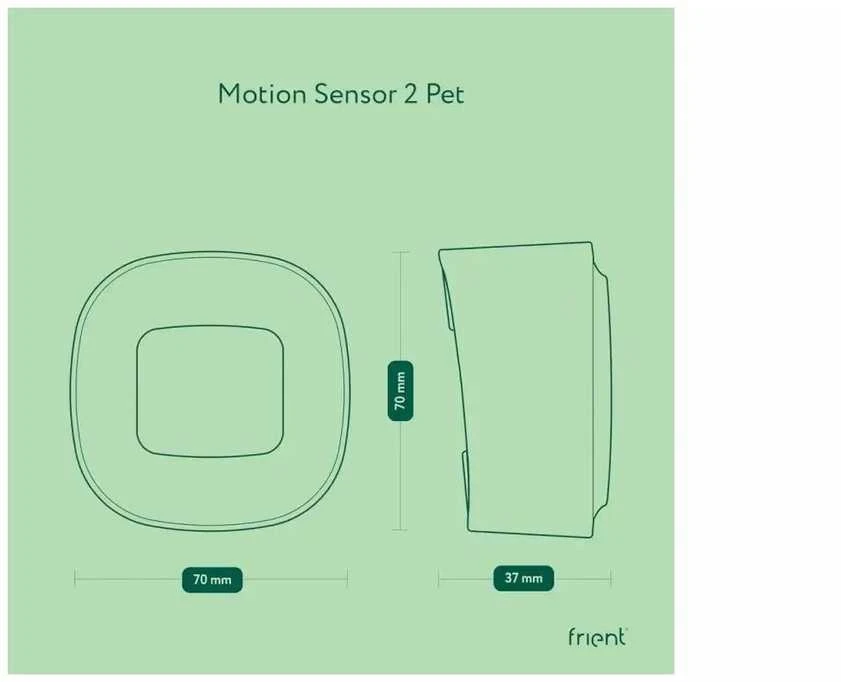 Frient Zigbee Motion sensor 2 Pet judesio sensorius