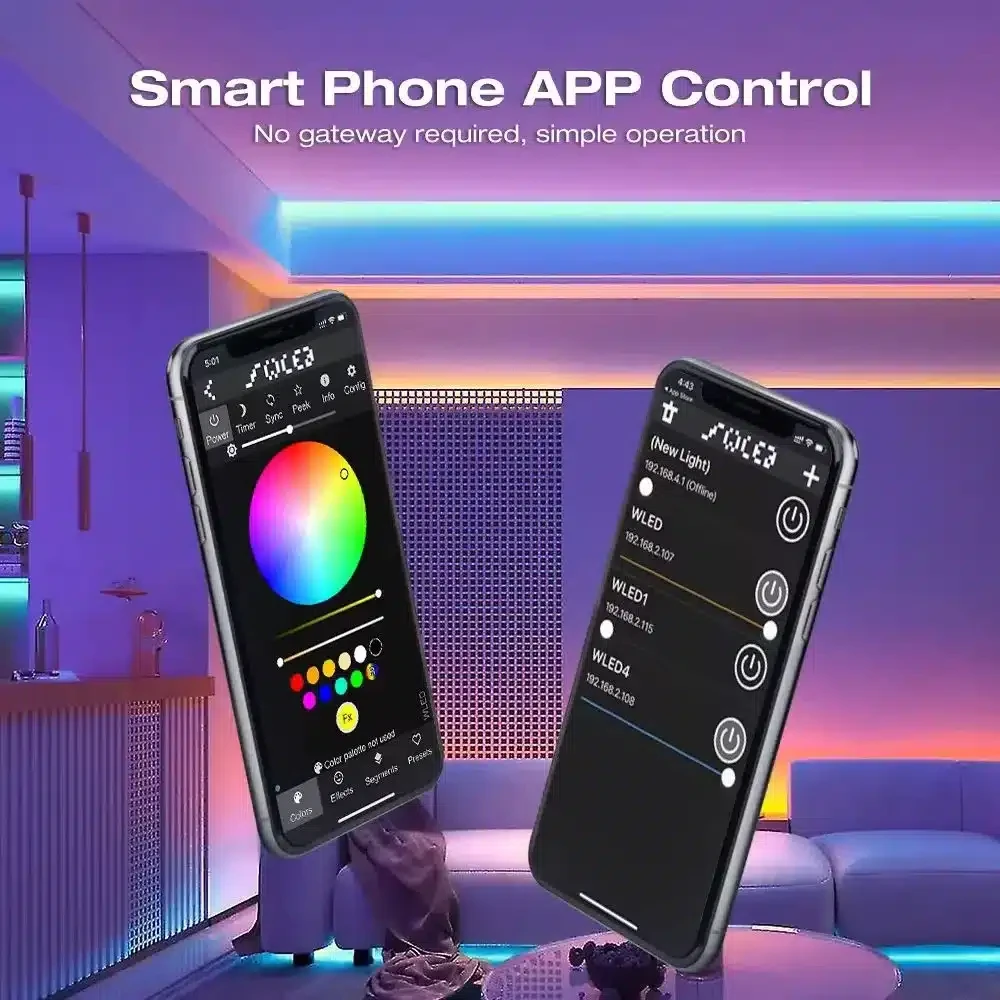 Gledopto GL-C-211WL – ESP32 Wi-Fi PWM WLED valdiklis analoginėms LED juostoms