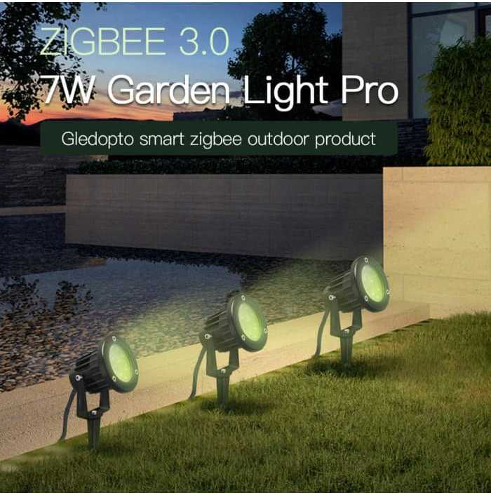 Gledopto Gledopt Zigbee Pro Lauko šviestuvas RGB+CCT 7W
