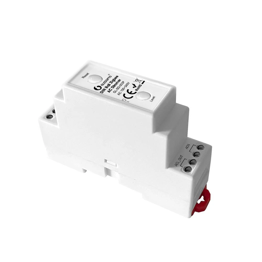 Gledopto Pro Zigbee RF AC Dimeris DIN