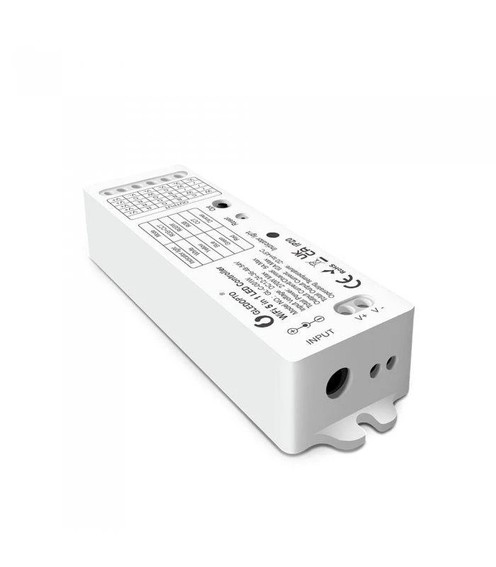 Gledopto Wifi LED kontroleris 10A 5in1 RGBW, Dimmer, RGBCCT, RGB, WW/CW