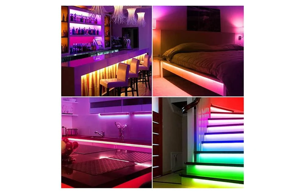 Gosund SL1 LED juostos 2,8m RGB komplektas WIFI valdiklis ir maitinimas 4W TUYA, Smart Life, Nite Bird
