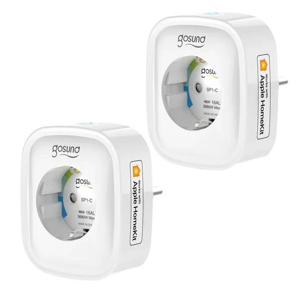 Gosund SP1-HE Wifi 2 vnt išmanieji kištukai Apple HomeKit