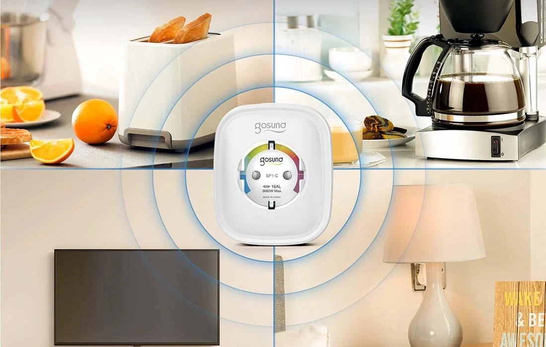 Gosund SP1-HE Wifi 2 vnt išmanieji kištukai Apple HomeKit