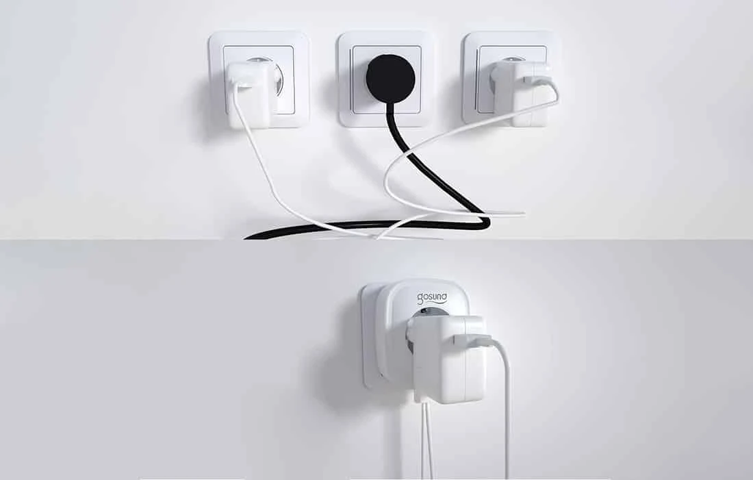 Išmani rozetė valdoma WiFi Gosund SP112 2xUSB 16A Tuya
