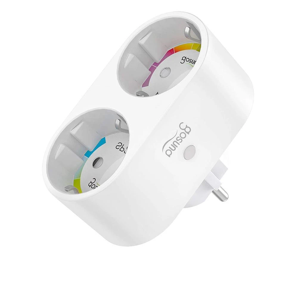 Gosund Nitebird Dvigubas išmanusis kištukas WiFi Gosund SP211 3500W 16A