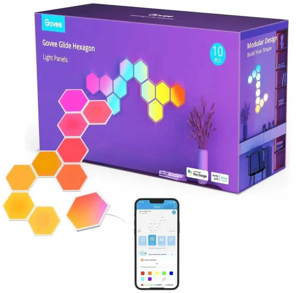 Govee H6061 Glide Hexa | LED skydeliai | RGBIC