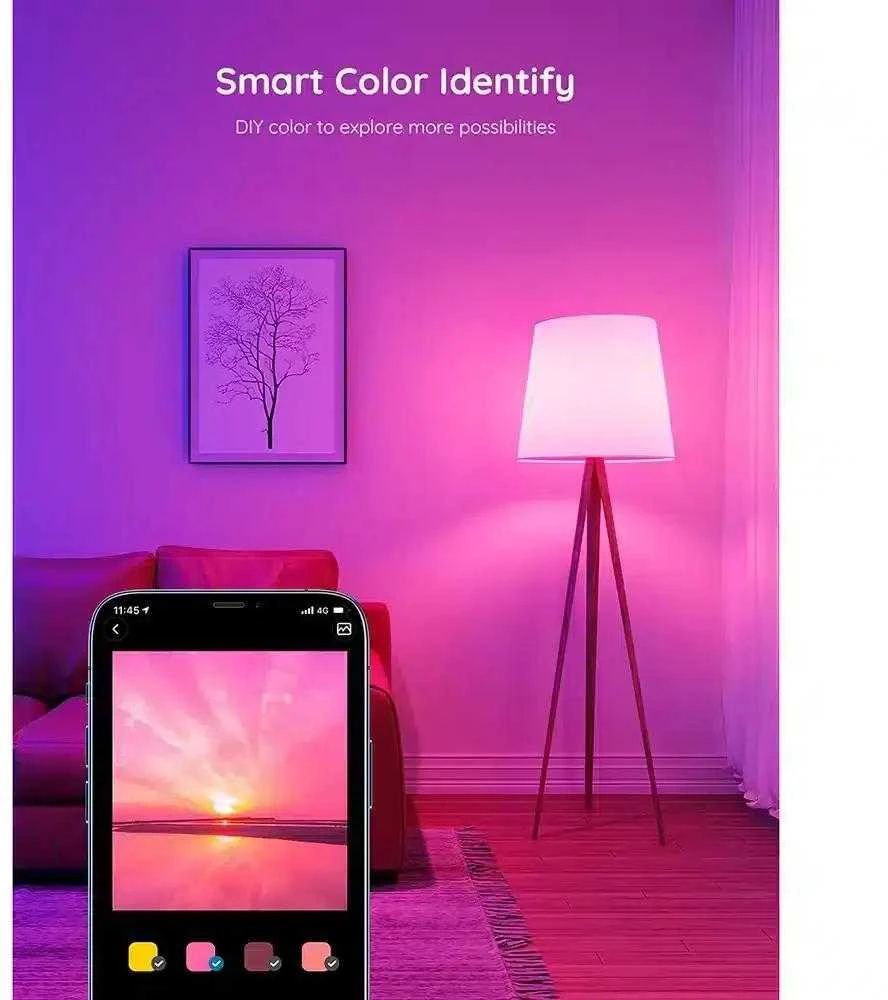 Govee H6008 RGBWW išmanioji 9W LED lemputė E27