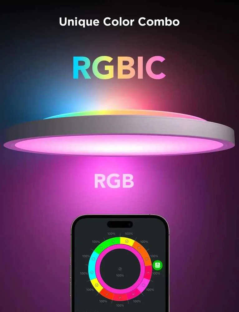 Govee Pendant light RGBICWW išmanusis pakabinamas šviestuvas, Matter (H60C1)