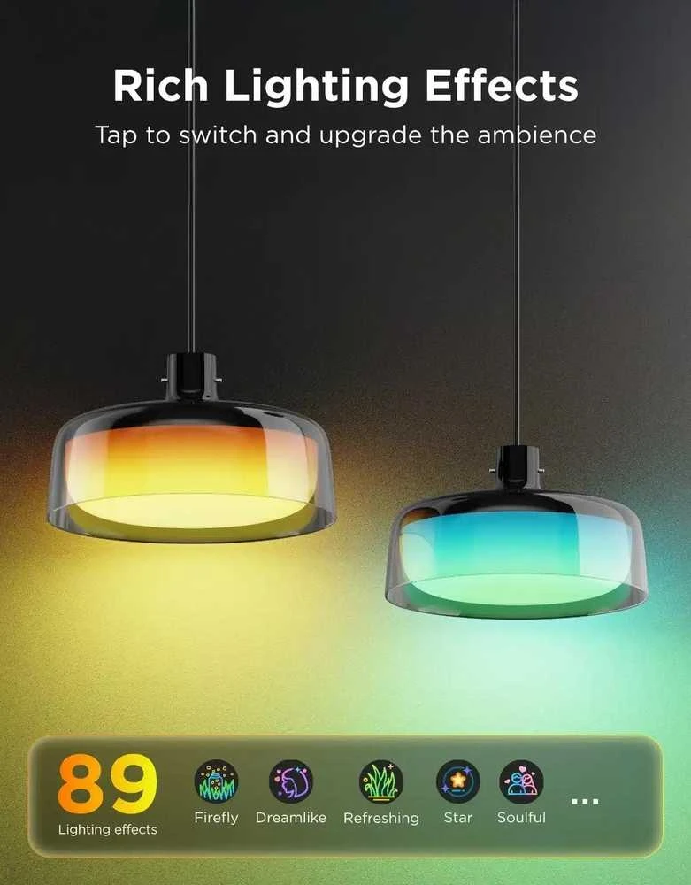 Govee Pendant light RGBICWW išmanusis pakabinamas šviestuvas, Matter (H60C1)