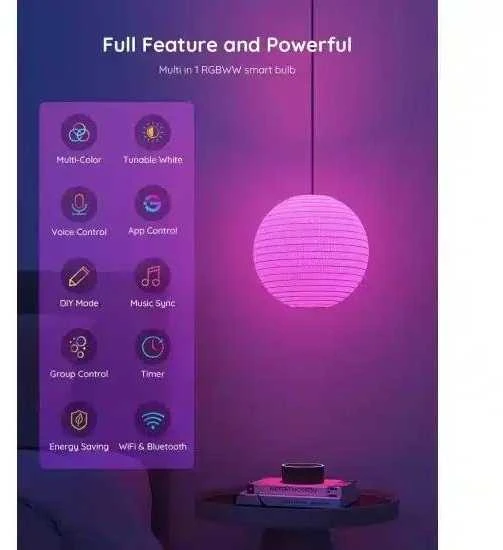 Govee RGBWW išmanioji 4.8W LED lemputė GU10 2vnt.