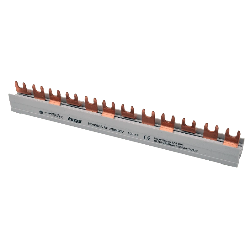 Izoliuota sujungimo šyna Hager KDN363A (3P, 12 mod., 10mm)