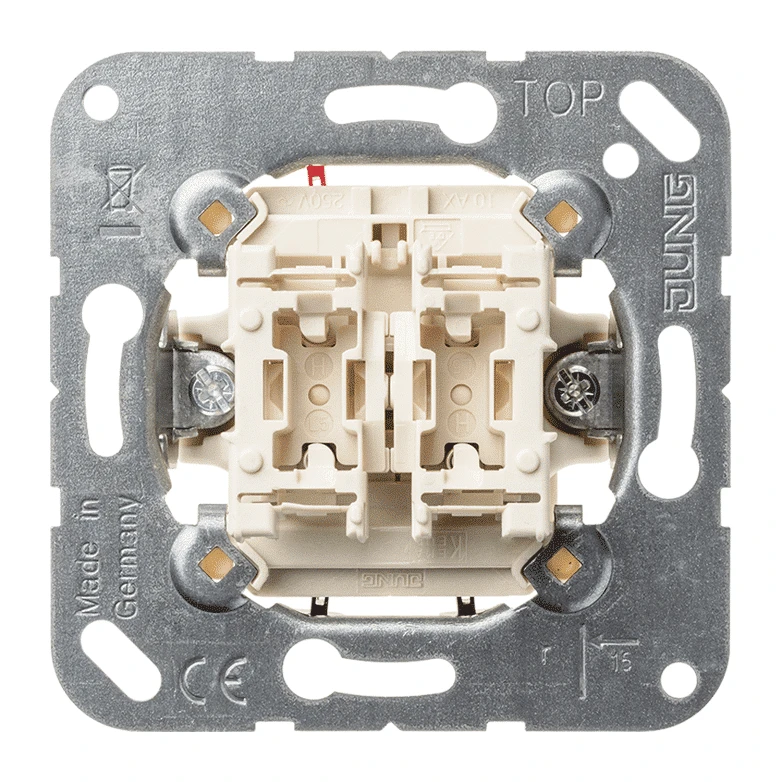 dviejų mygtukų mechanizmas JUNG 535U (10A/250V)