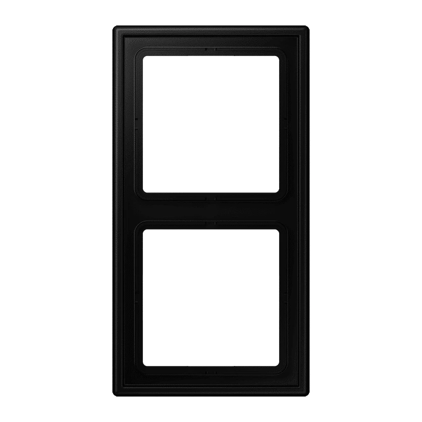 Jung Dviejų vietų rėmelis serijai LS 990, IP44, matinės grafito juodos sp., LS 982
