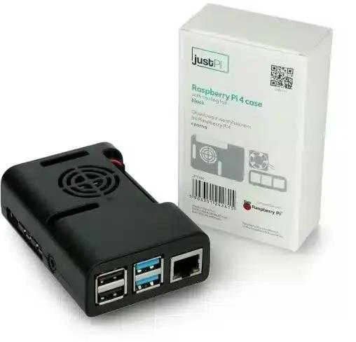 Kita Oem Raspberry Pi dėžutė justPi - juodos spalvos