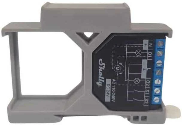 Kita Dvigubas DIN adapteris Shelly PLUS ir Gen3 relėms