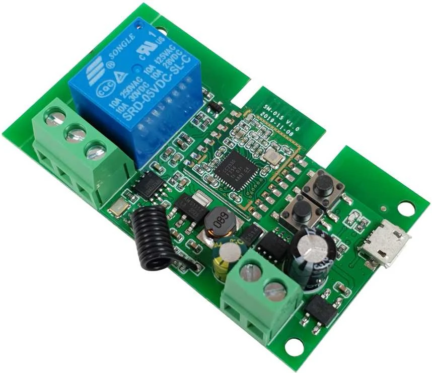 Kita Išmanioji 1 kanalo Zigbee RF 5V-32V relė, NO NC kontaktai 10A AC/DC