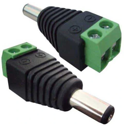 Kita Kištukas maitinimo kabeliui 5,5mm (M) su prisukamomis jungtimis 1 vnt.