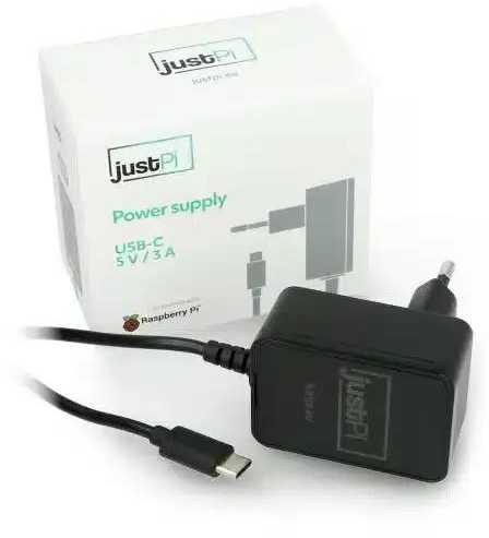 Kita Maitinimo šaltinis justPi C USB 5V/3A, skirtas Raspberry Pi 4B