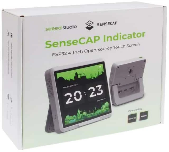 Kita Seeedstudio SenseCAP Indikatorius ESP32-4 Open-source ekranas CO2, tVOC, temperatūros, drėgmės sensoriai