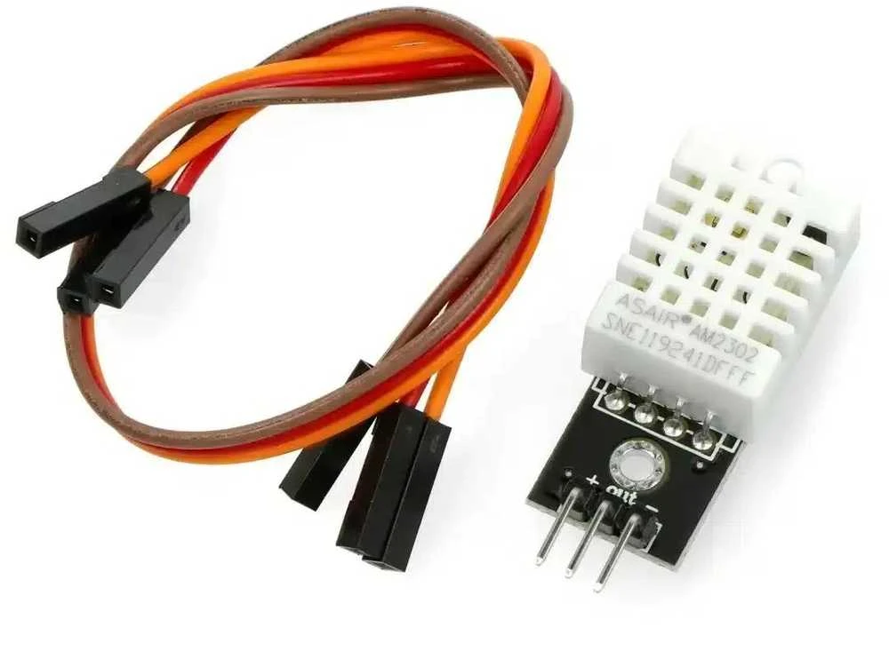 Kita Temperatūros ir drėgmės jutiklis DHT22 (AM2302) - modulis + laidai