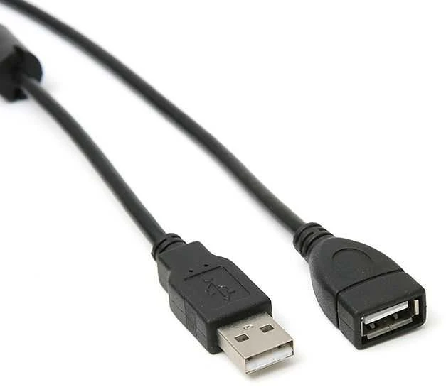 Kita USB prailginimo laidas 1.5m juodas