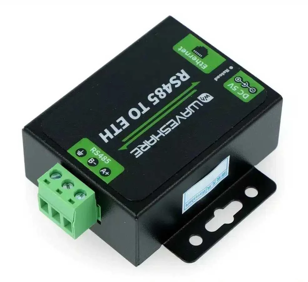Waveshare RS485 į Ethernet keitiklis su gnybtais