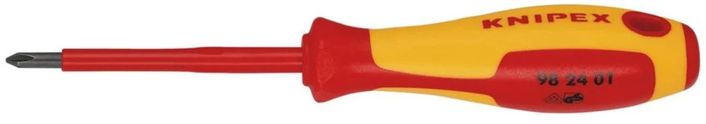 Knipex izoliuotas kryžminis atsuktuvas PH1x 80mm