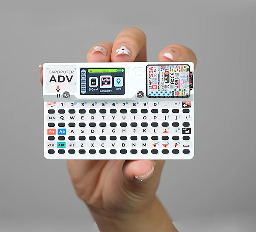 M5Stack Cardputer Adv versija – nešiojamasis kompiuteris su M5Stamp S3A moduliu – ESP32-S3FN8 – M5Stack K132-Adv