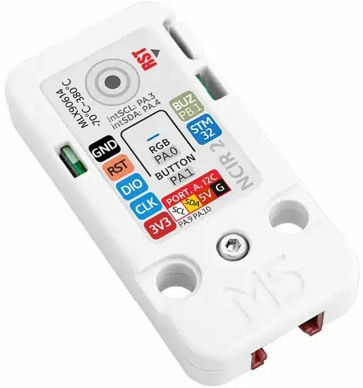 M5Stack NCIR2 Unit (MLX90614) – bekontaktis infraraudonųjų spindulių temperatūros jutiklis